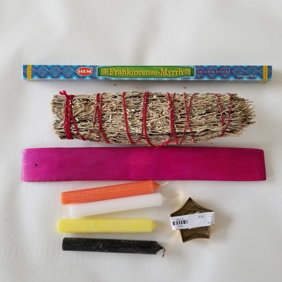 ✅#2 8 NEW pcs lot: candles, incenses, sage, holders - Picture 8 of 10